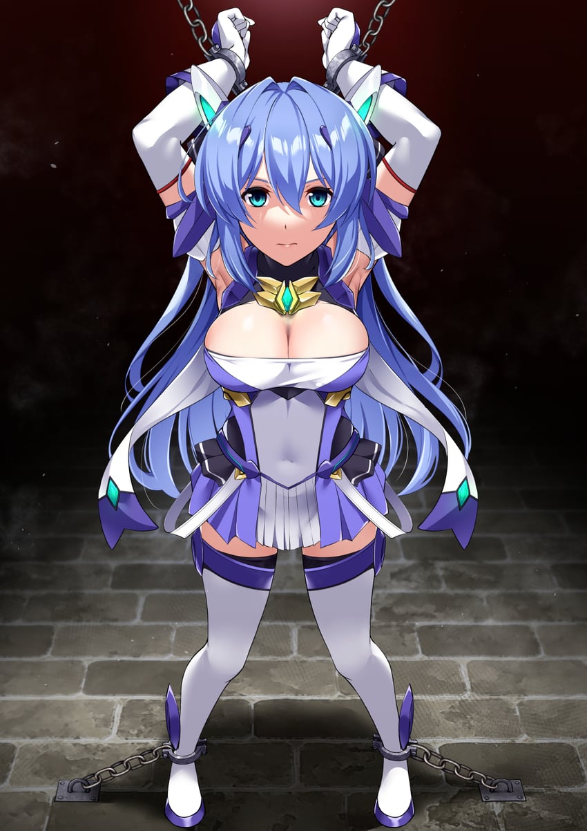 katsuragi marina and exs-tia (kouyoku senki exs-tia) drawn by mizuno_asami