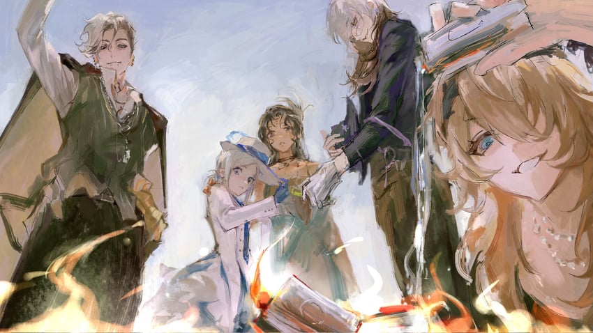 medicine pocket, lilya, kaalaa baunaa, pavia, and vertin (reverse:1999) drawn by gom04170260