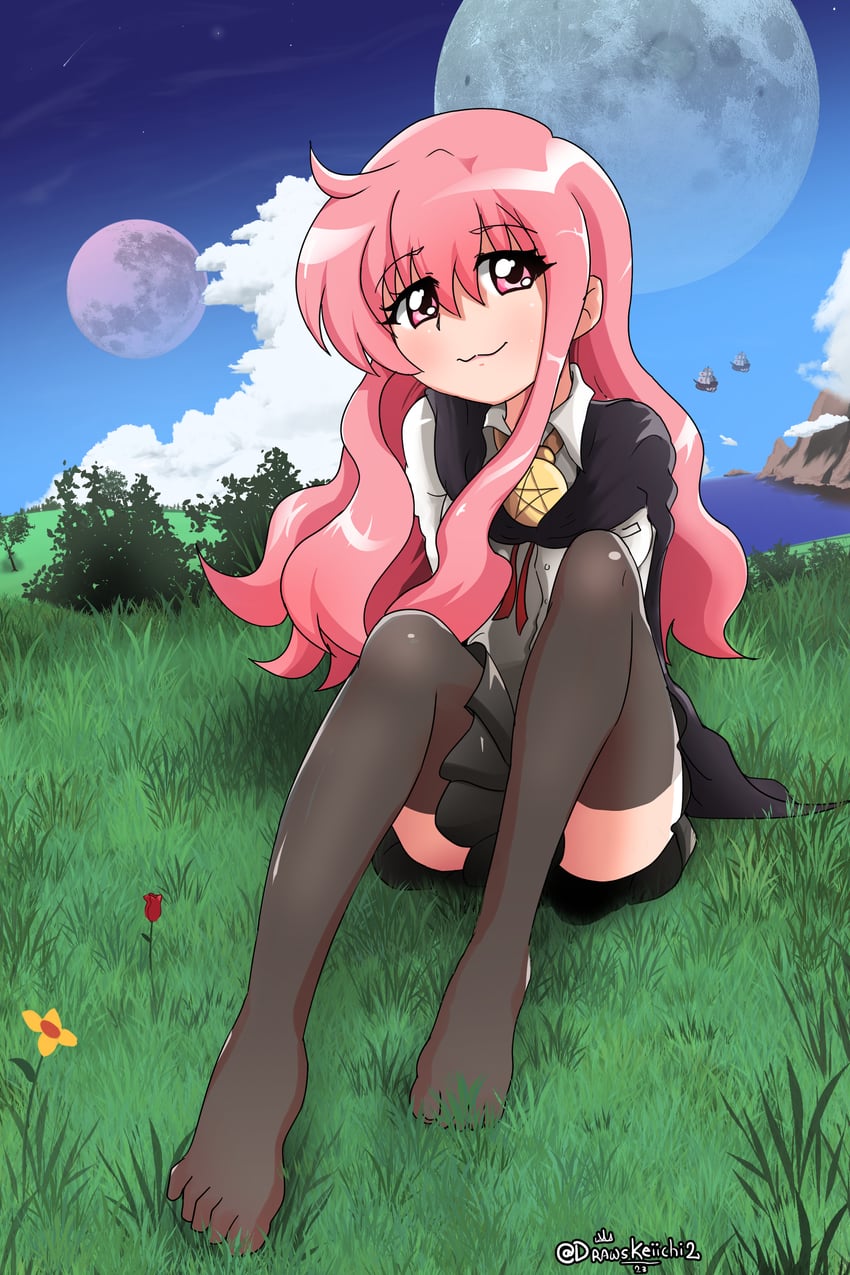 louise francoise le blanc de la valliere (zero no tsukaima) drawn by drawskeiichi