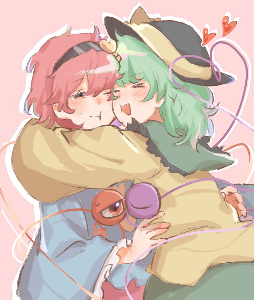 komeiji koishi and komeiji satori (touhou) drawn by rddumpling