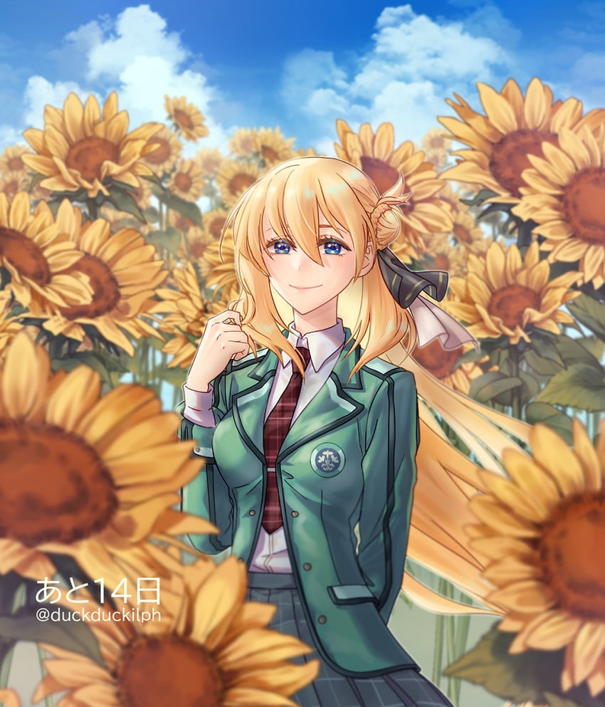 agnes claudel (eiyuu densetsu and 2 more) drawn by ilphain
