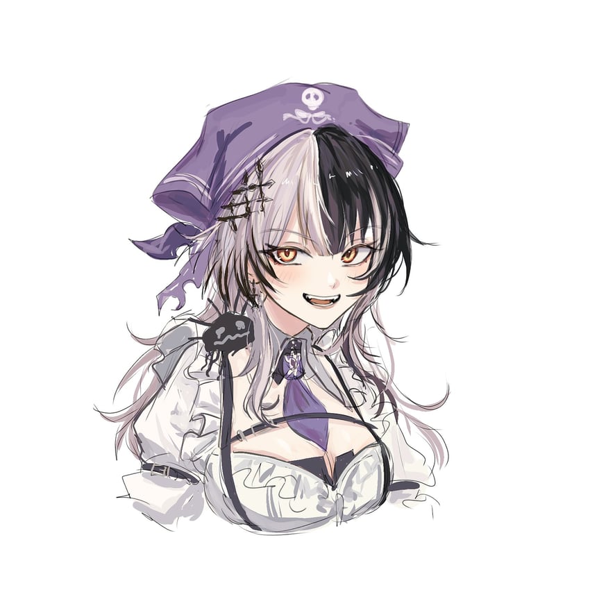 shiori novella and yorick (hololive and 1 more) drawn by happy_(yppah1060)