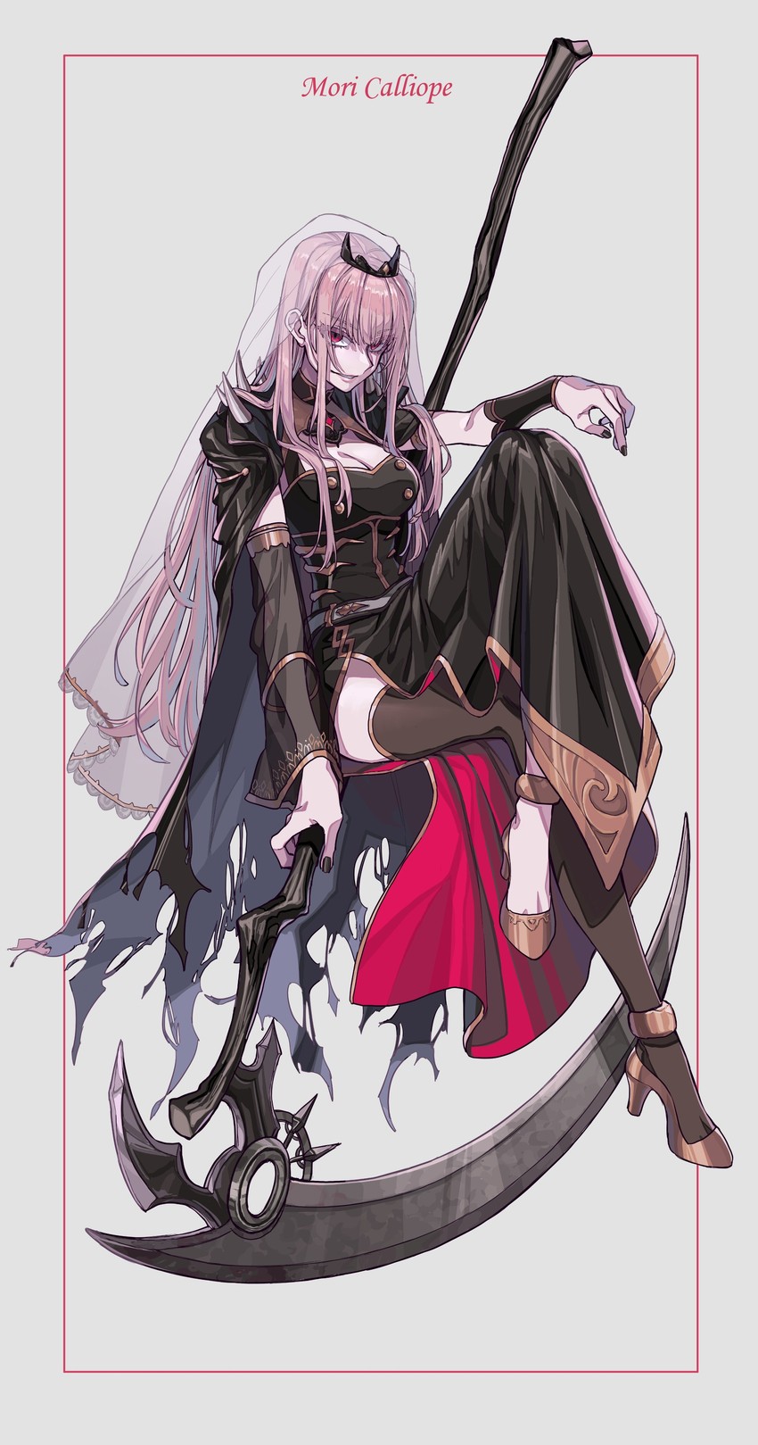 mori calliope (hololive and 1 more) drawn by namiko817