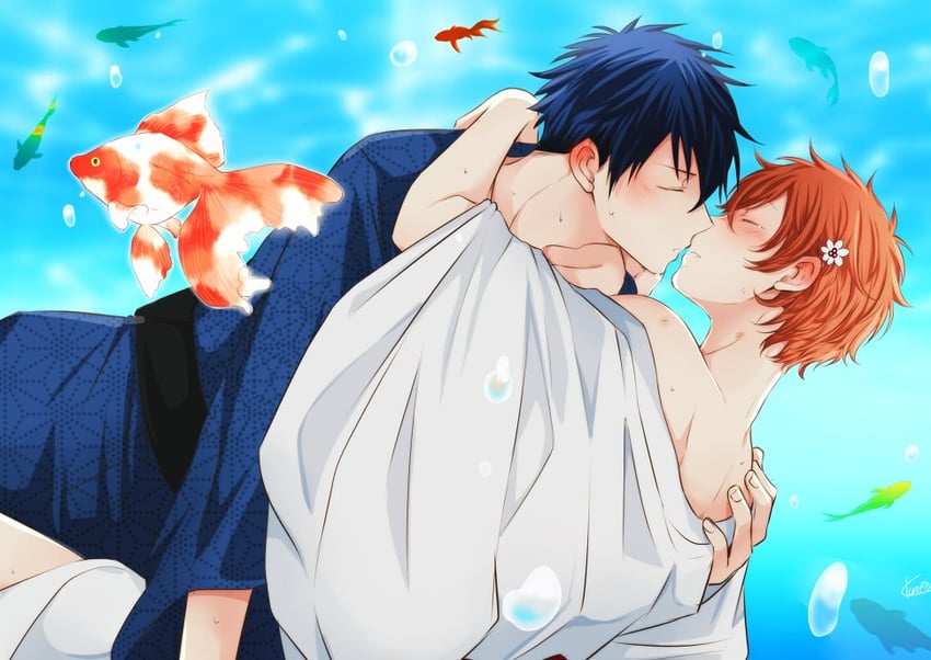 satou mafuyu and uenoyama ritsuka (given) drawn by 961_masashi