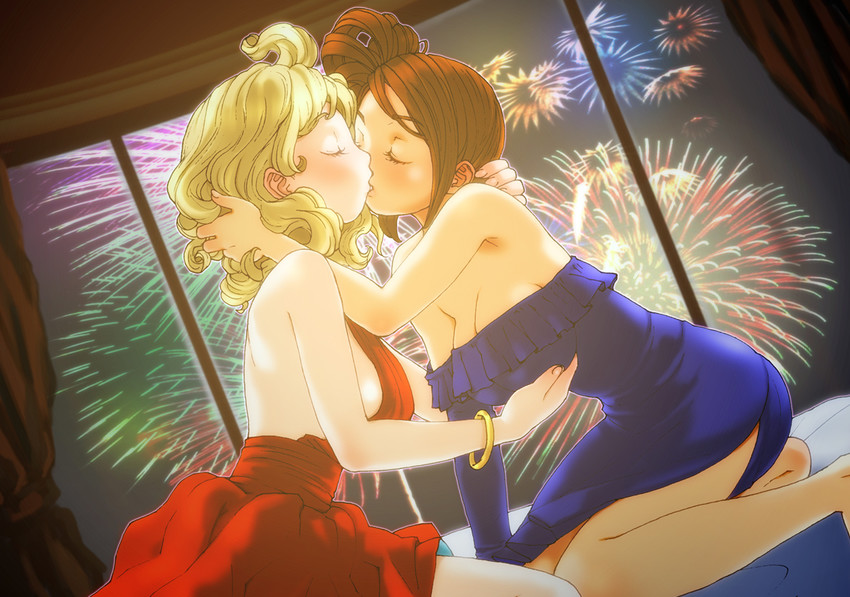 kitato minami and iida sora (casino paradise) drawn by tinkle_bell