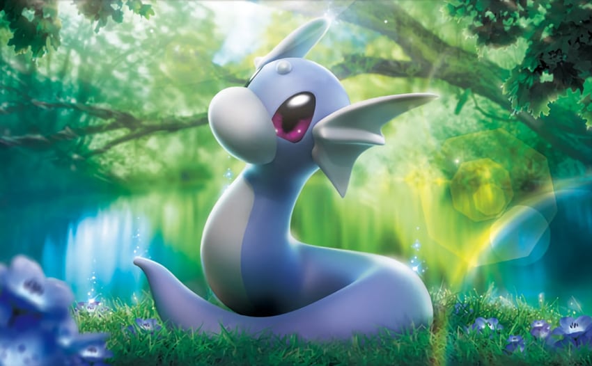 dratini (pokemon and 1 more) drawn by yoshida_ayaka