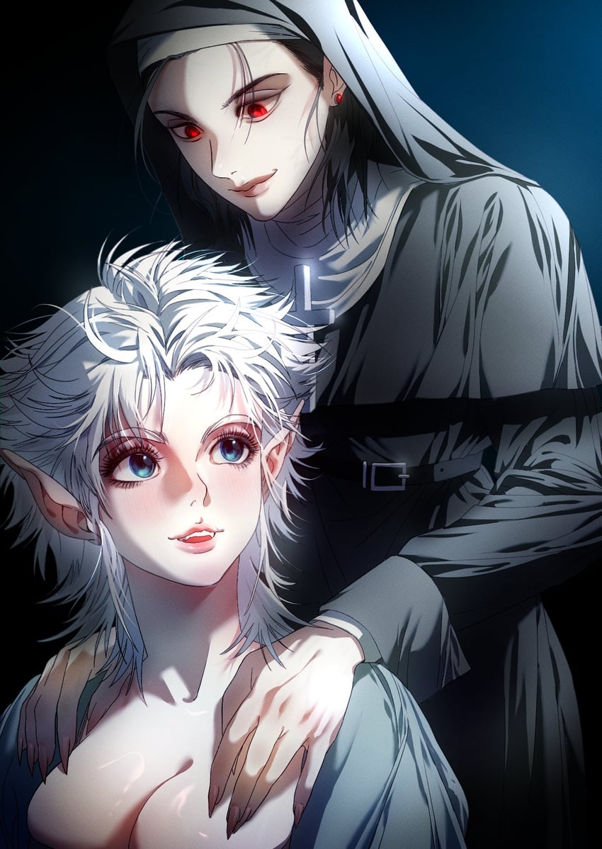 astarion and cazador szarr (dungeons & dragons and 2 more) drawn by gev