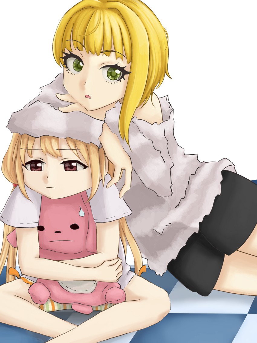 futaba anzu and miyamoto frederica (idolmaster and 1 more) drawn by monotombo2