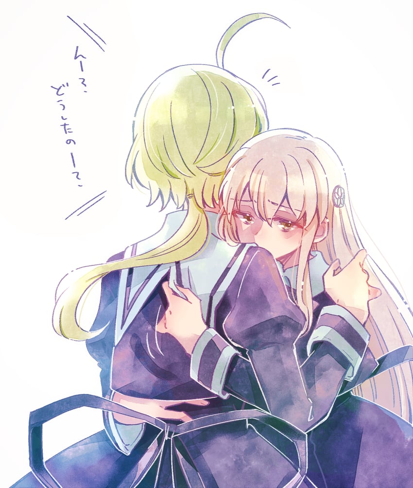egawa kusumi and amano soraha (assault lily) drawn by sorato_(astllatte)