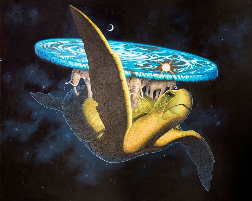great a'tuin (discworld) drawn by paul_kidby