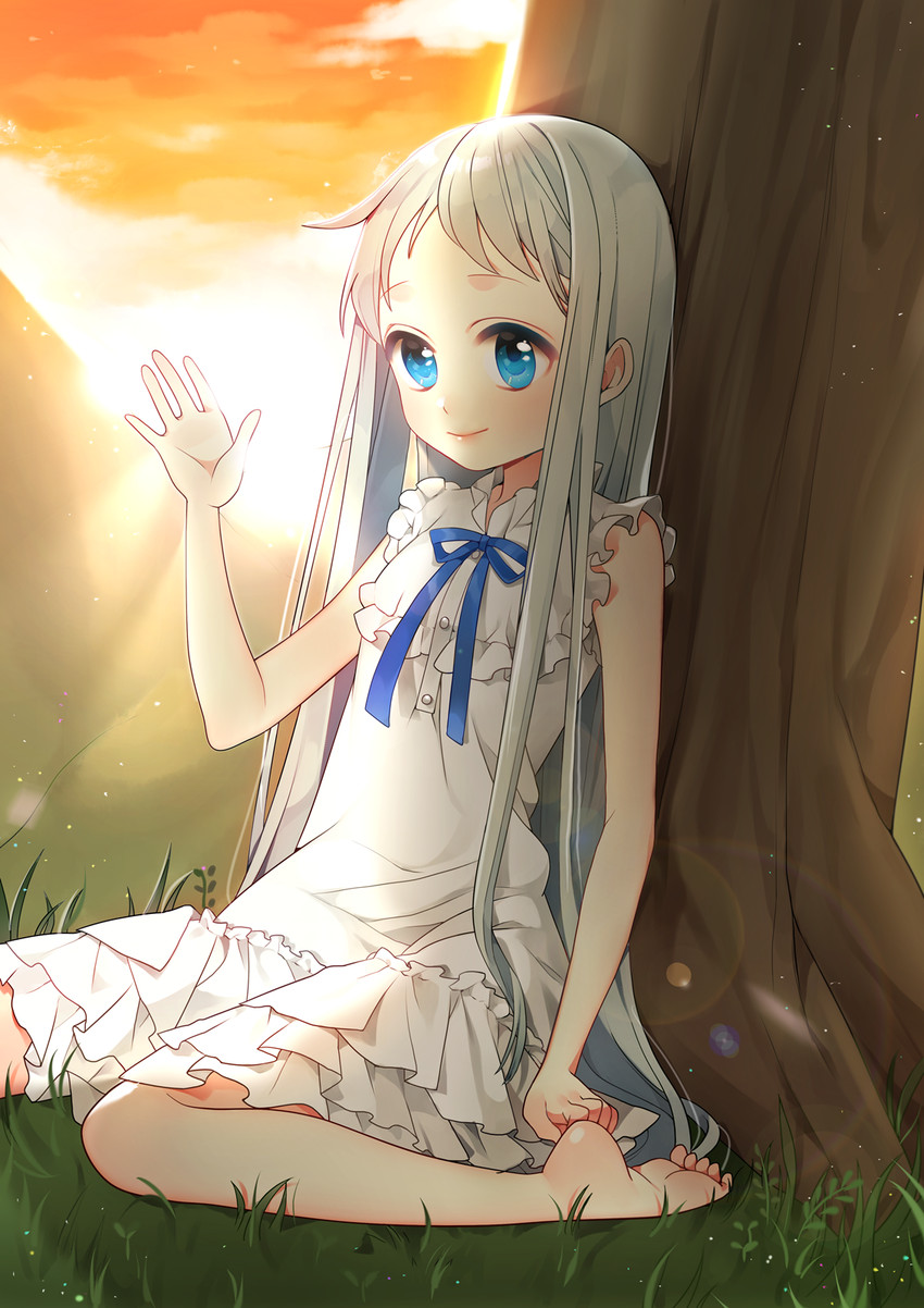 honma meiko (ano hi mita hana no namae wo bokutachi wa mada shiranai.) drawn by dajyu