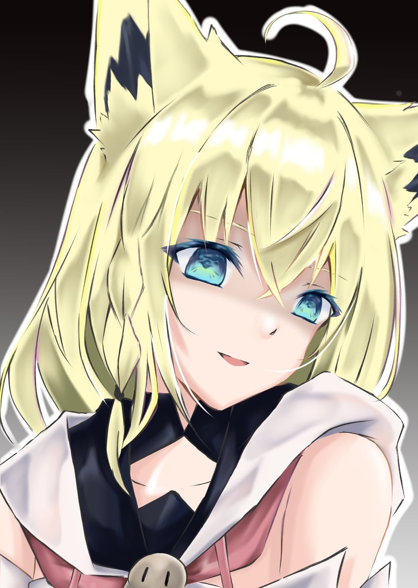 shirakami fubuki and tsunomaki watame (hololive and 1 more) drawn by nick_wong