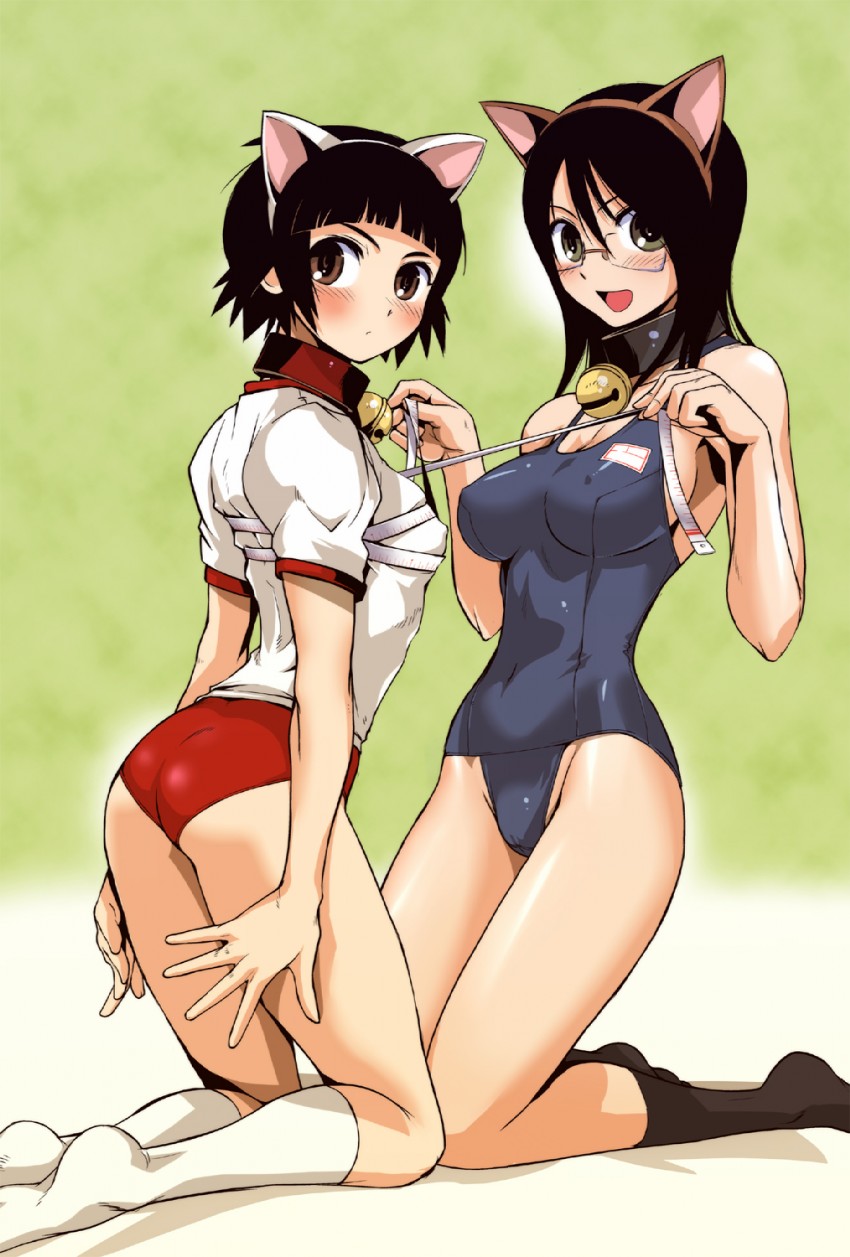 tsunetsuki matoi and fujiyoshi harumi (sayonara zetsubou sensei) drawn by ez6