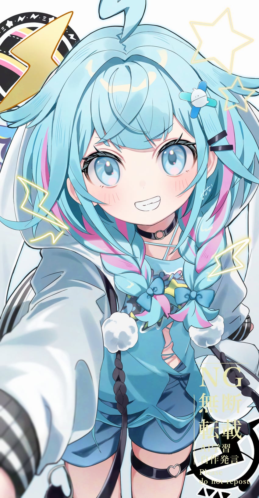 mizumiya su (hololive and 1 more) drawn by inana