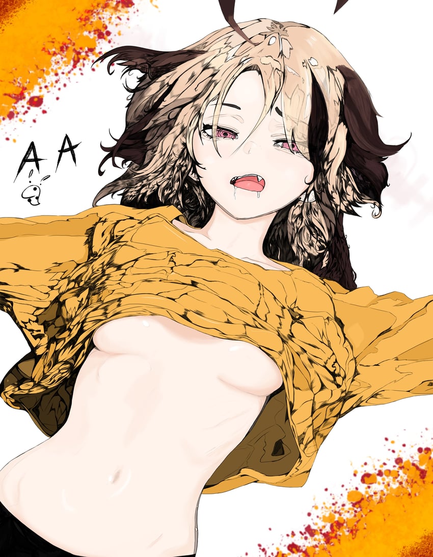 gigi murin (hololive and 1 more) drawn by argiope_art