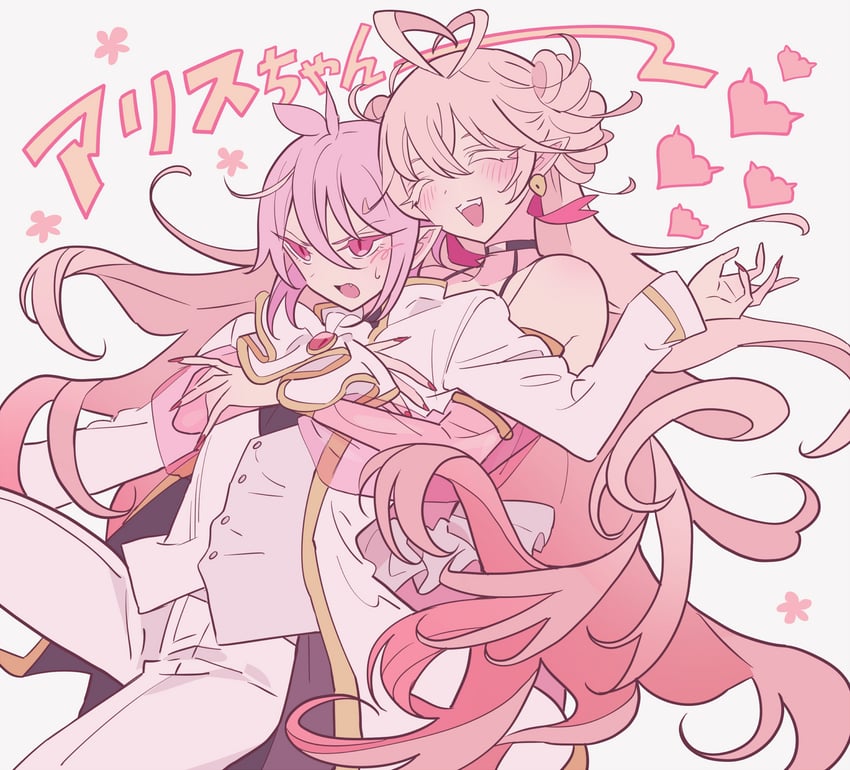 asmodeus alice and asmodeus amaryllis (mairimashita! iruma-kun) drawn by meremero