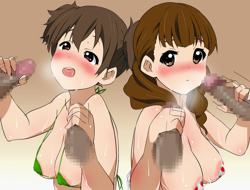 suzuki jun and wakaouji ichigo (k-on!) drawn by tsubaki_(tsubakiyasan)