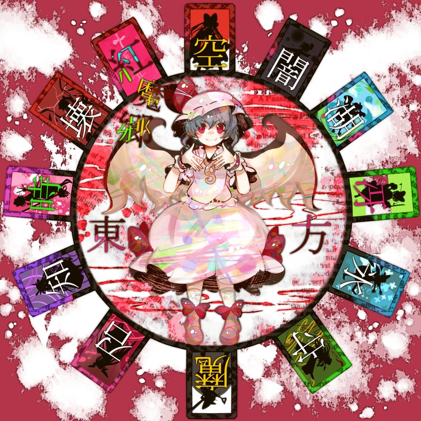 hakurei reimu, kirisame marisa, remilia scarlet, flandre scarlet, izayoi sakuya, and 7 more (touhou and 1 more) drawn by itomugi-kun