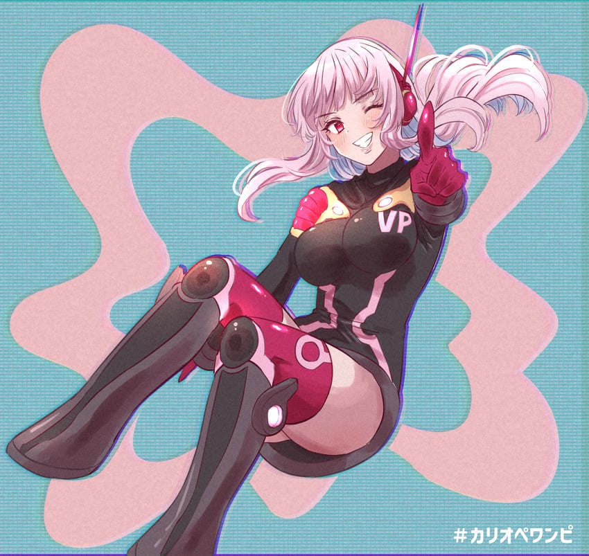 mori calliope and jewelry bonney (hololive and 2 more) drawn by hatake_oekaki