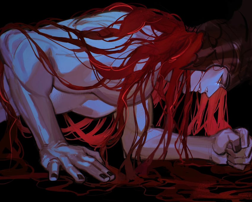 messmer the impaler (elden ring and 1 more) drawn by twistedfei