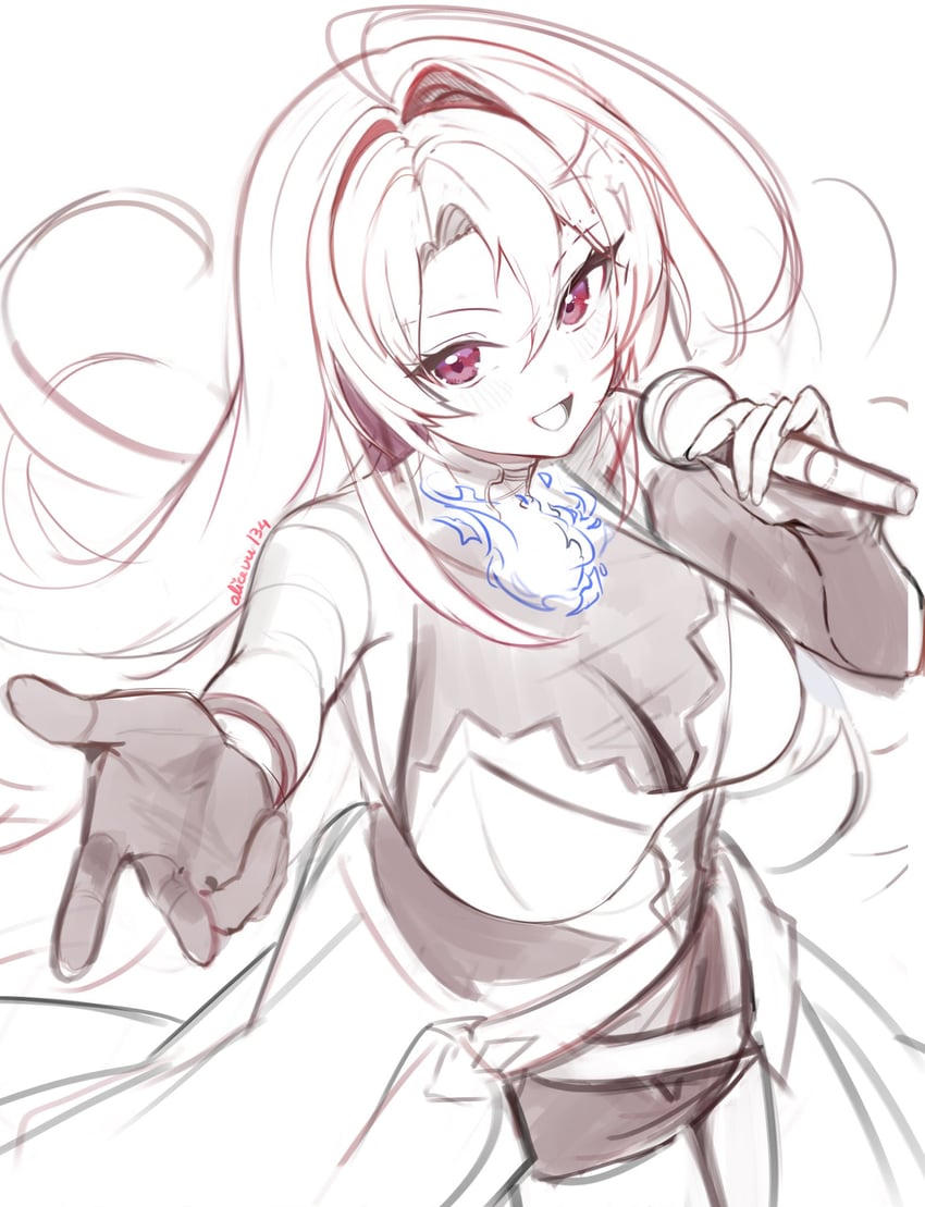 elizabeth rose bloodflame (hololive and 1 more) drawn by alice_vu