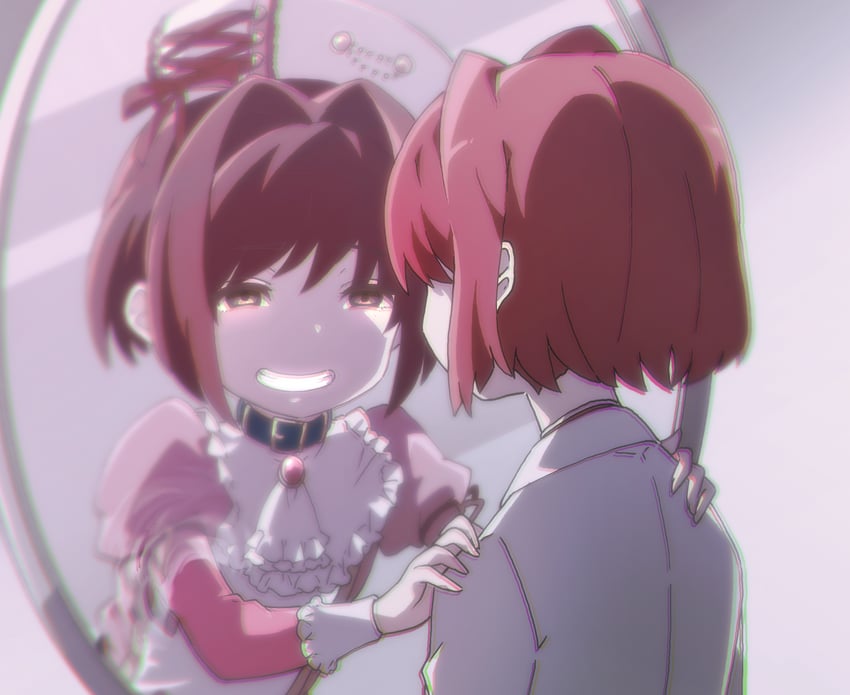 mitake miyao and meow (ciconia no naku koro ni) drawn by hinamikan