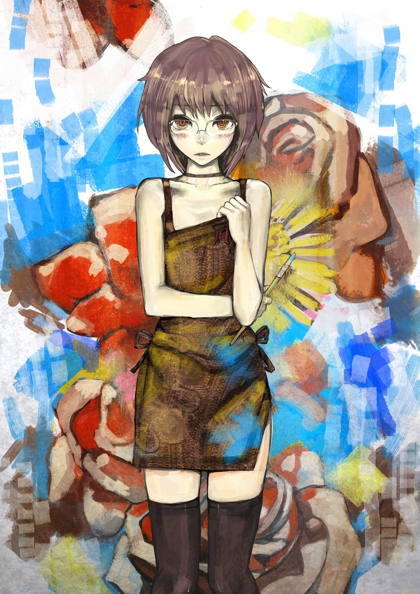 nagato yuki (suzumiya haruhi no yuuutsu and 1 more) drawn by canking