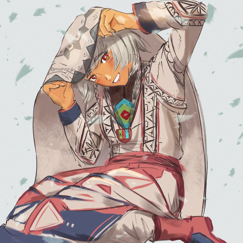 altera and amir halgal (fate and 2 more) drawn by mashinrul