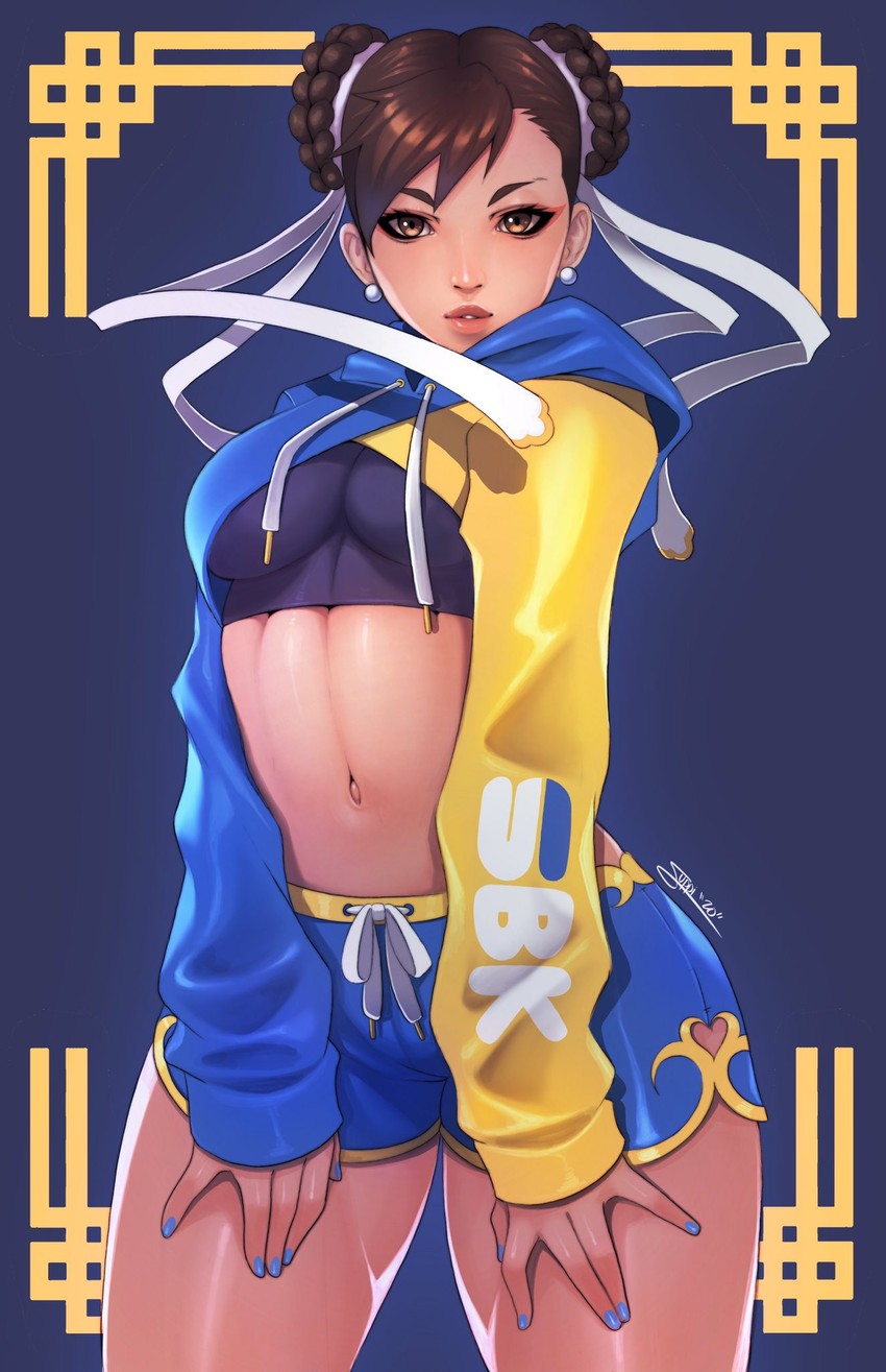 chun-li (street fighter and 1 more) drawn by its_just_suppi