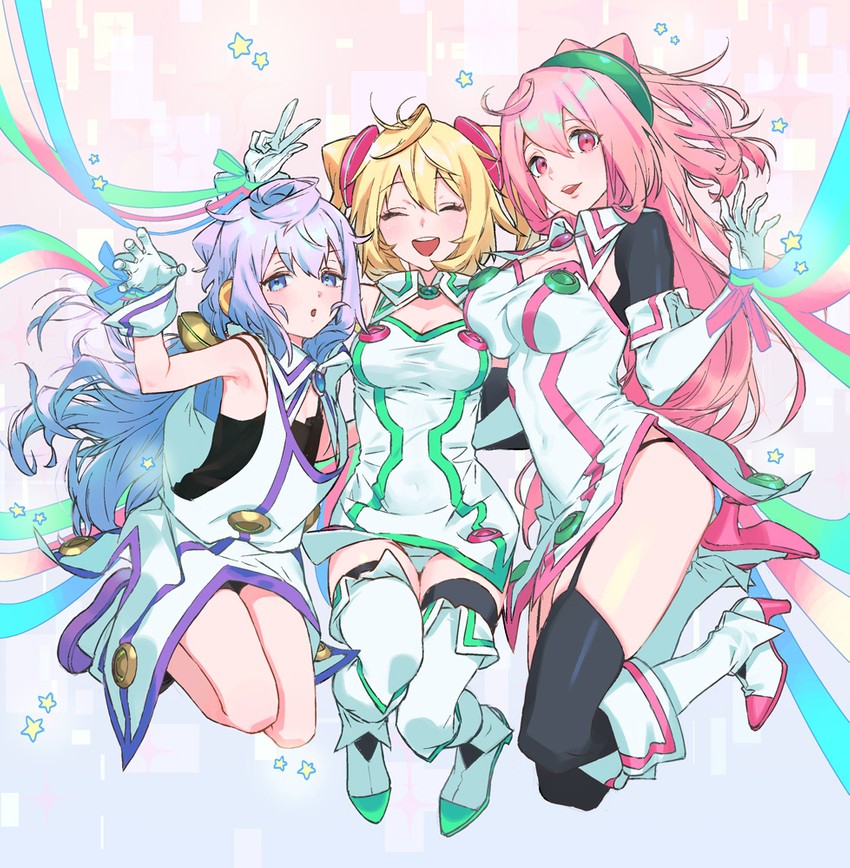 hacka doll 3, hacka doll 2, and hacka doll 1 (hacka doll) drawn by naoko_(naonocoto)