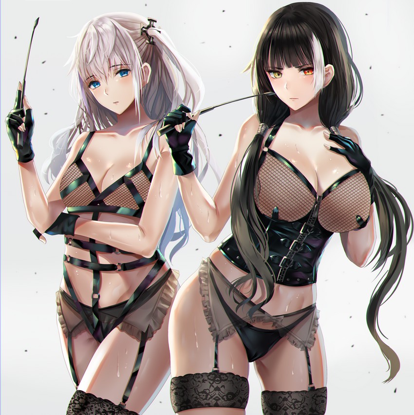 st ar-15 and ro635 (girls' frontline) drawn by nicky_w
