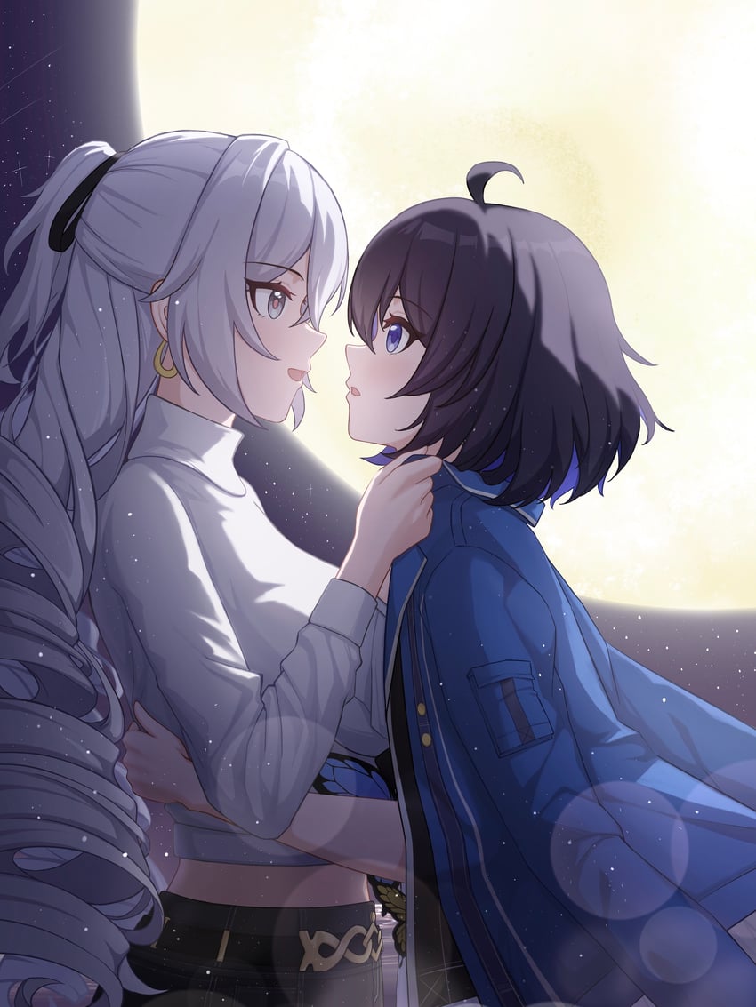 bronya zaychik and seele vollerei (honkai and 1 more) drawn by broseele