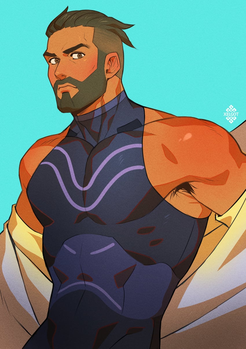 professor turo (pokemon and 1 more) drawn by xelgot