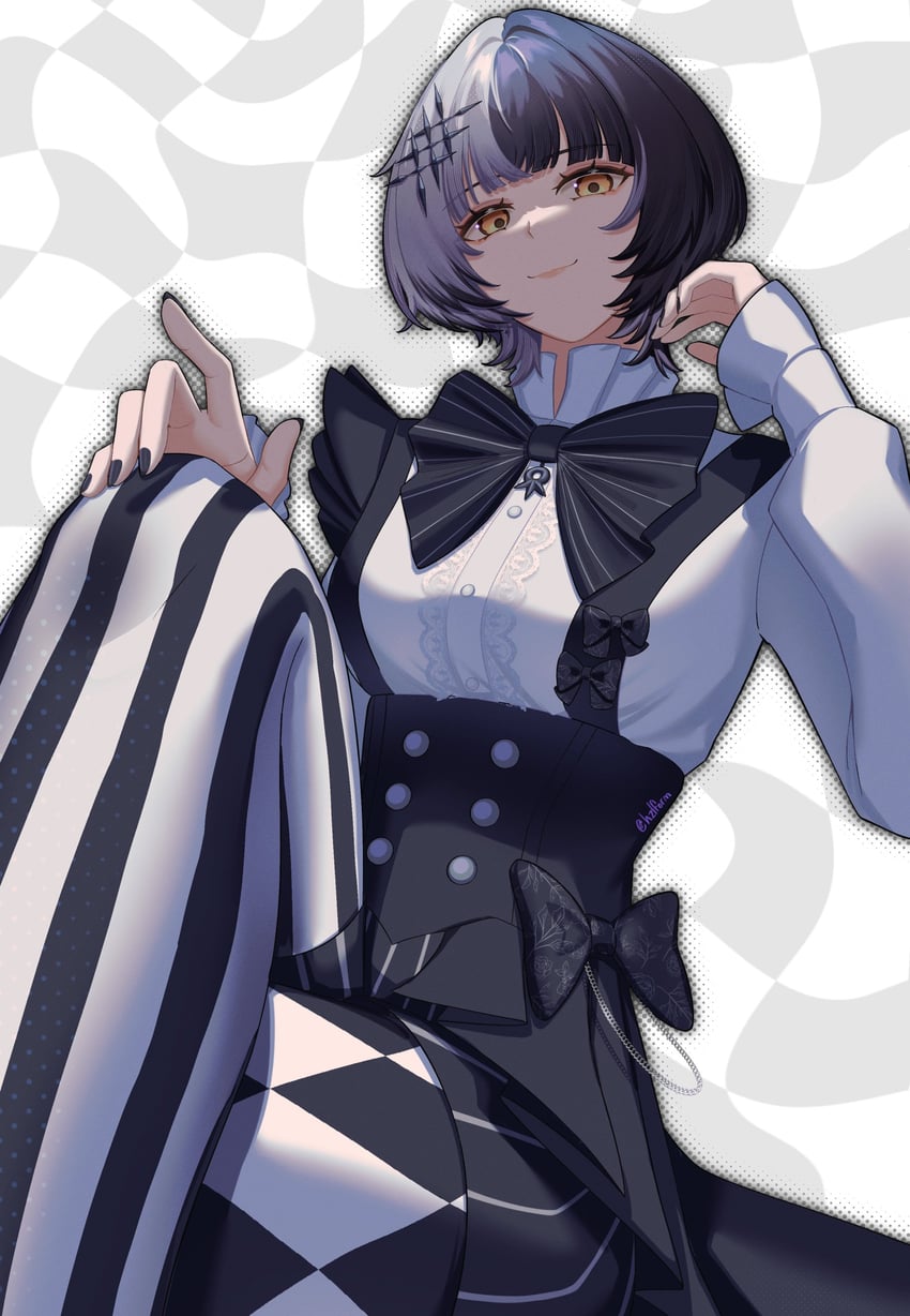 shiori novella (hololive and 1 more) drawn by hazel_(hzlform)