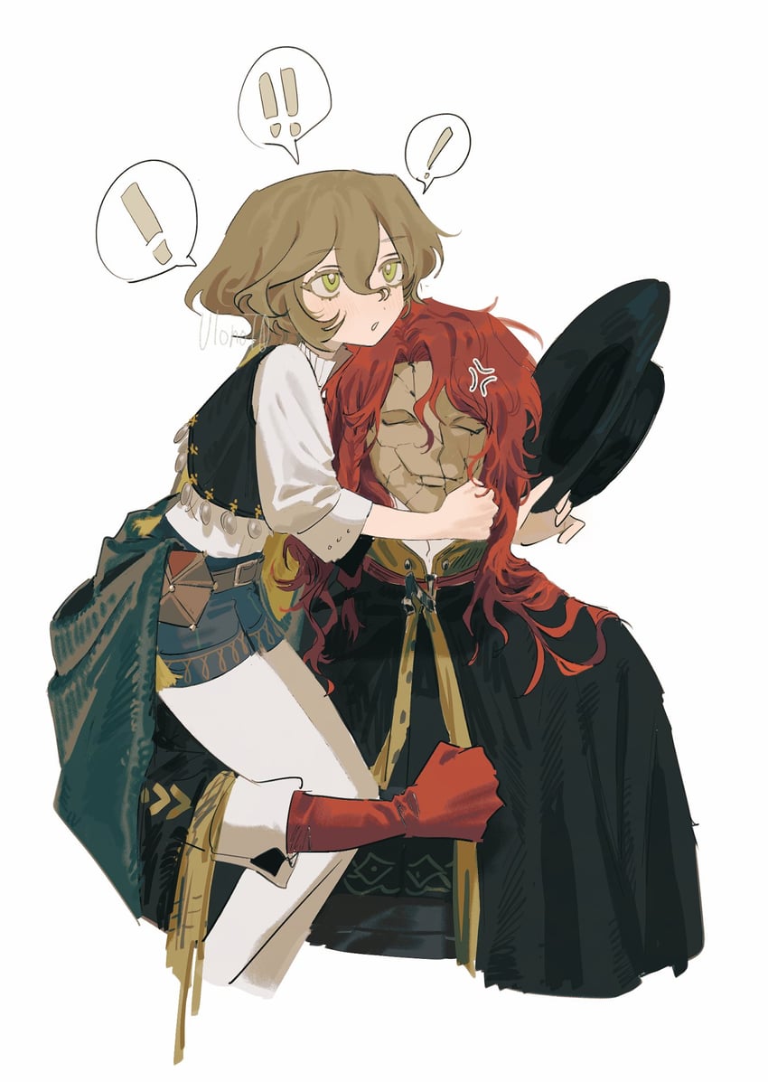 recoleta, aleph, and merlin (reverse:1999) drawn by oji-sama_(ochi4t)