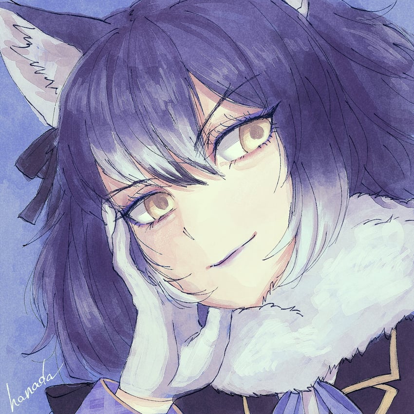 dire wolf (kemono friends and 1 more) drawn by hanada_(cobalt003)