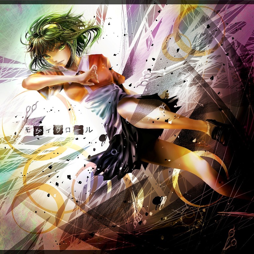 gumi (vocaloid and 1 more) drawn by suu_(knzksu)