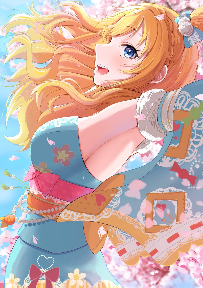 ohtsuki yui (idolmaster and 2 more) drawn by niban_(puka_0507)