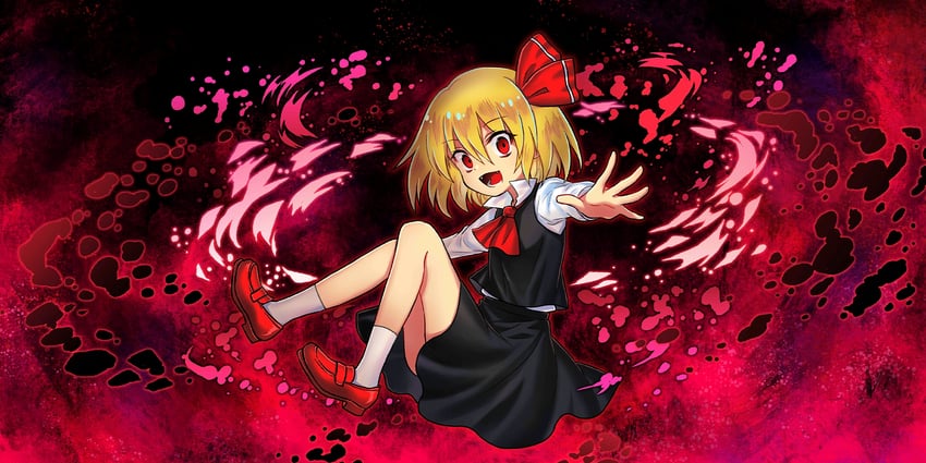 rumia (touhou and 1 more) drawn by girotin_ginza