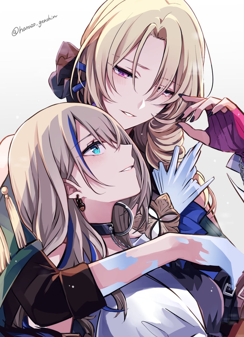 serval landau and cocolia rand (honkai and 1 more) drawn by haruzo_genshin