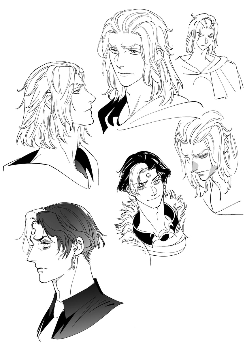 emet-selch (final fantasy and 1 more) drawn by 5altybitter5