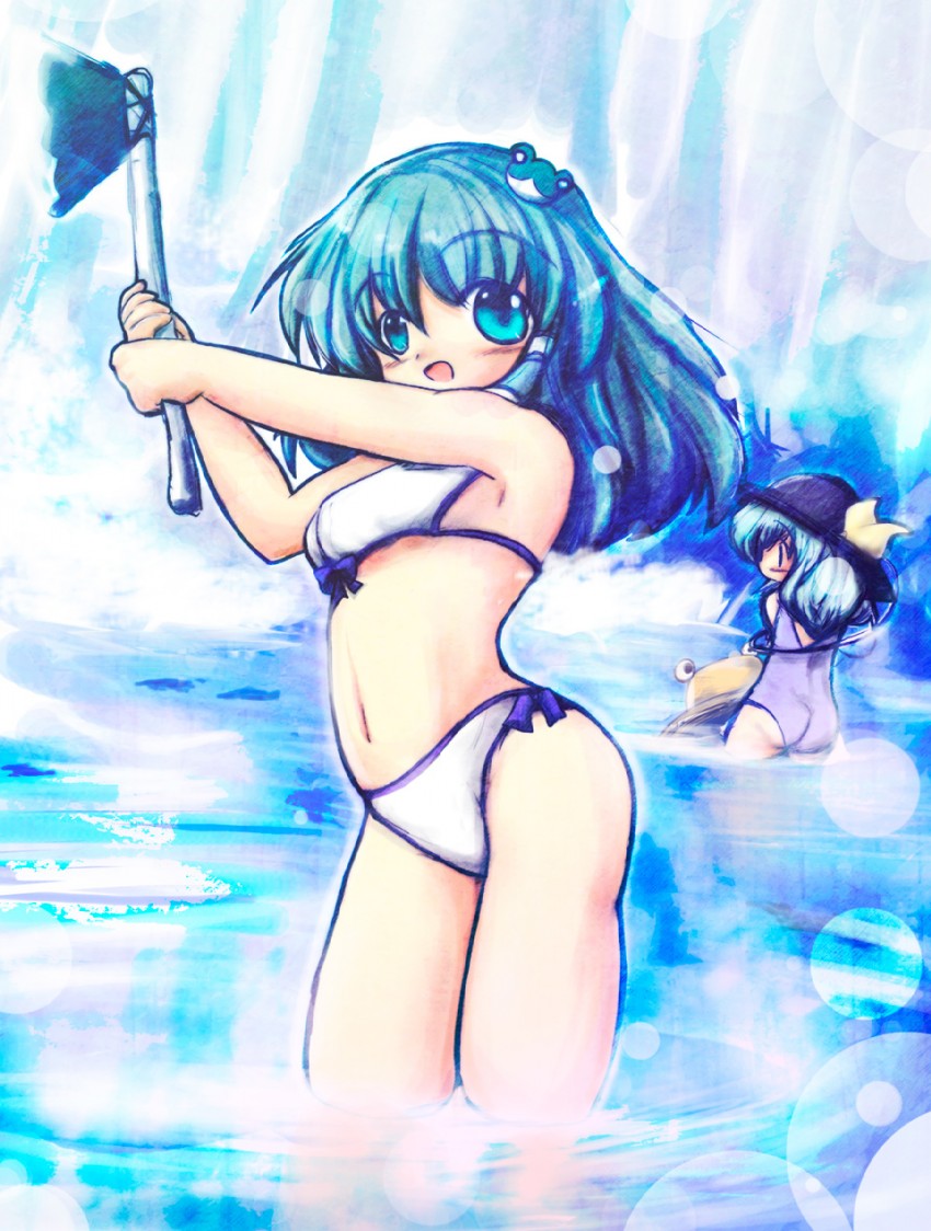 komeiji koishi, kochiya sanae, and moriya suwako (touhou) drawn by kouba