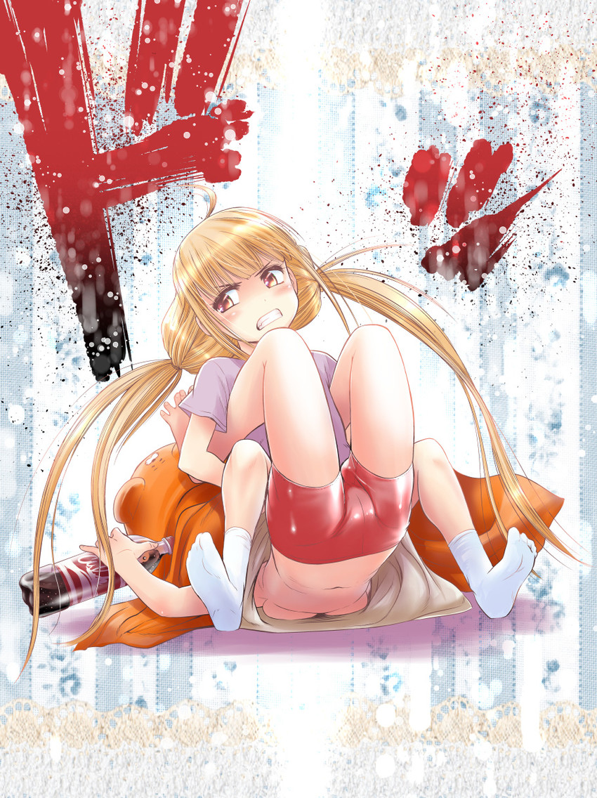 futaba anzu and doma umaru (idolmaster and 2 more) drawn by u4dom
