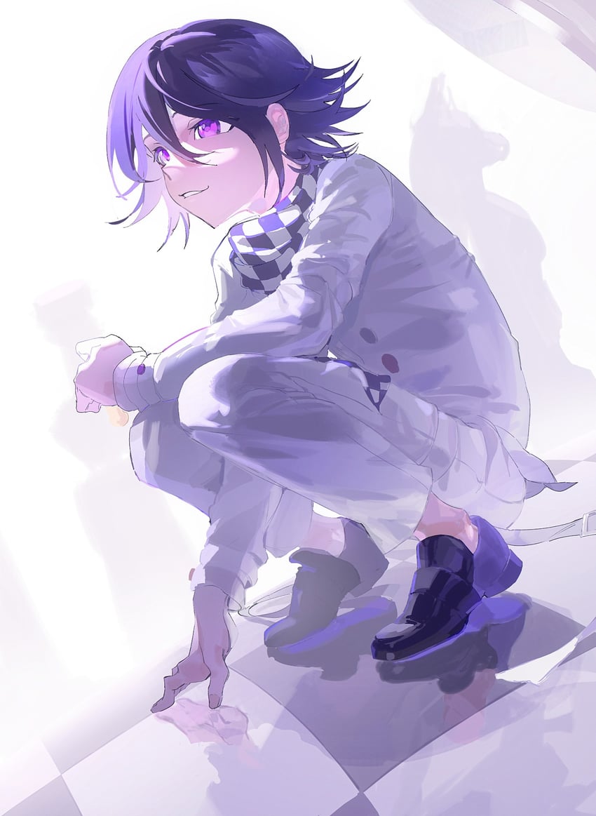 oma kokichi (danganronpa and 1 more) drawn by zai_ya