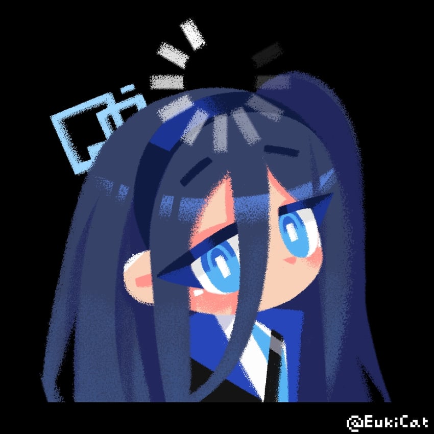 aris (blue archive) drawn by euki_(eukicat)