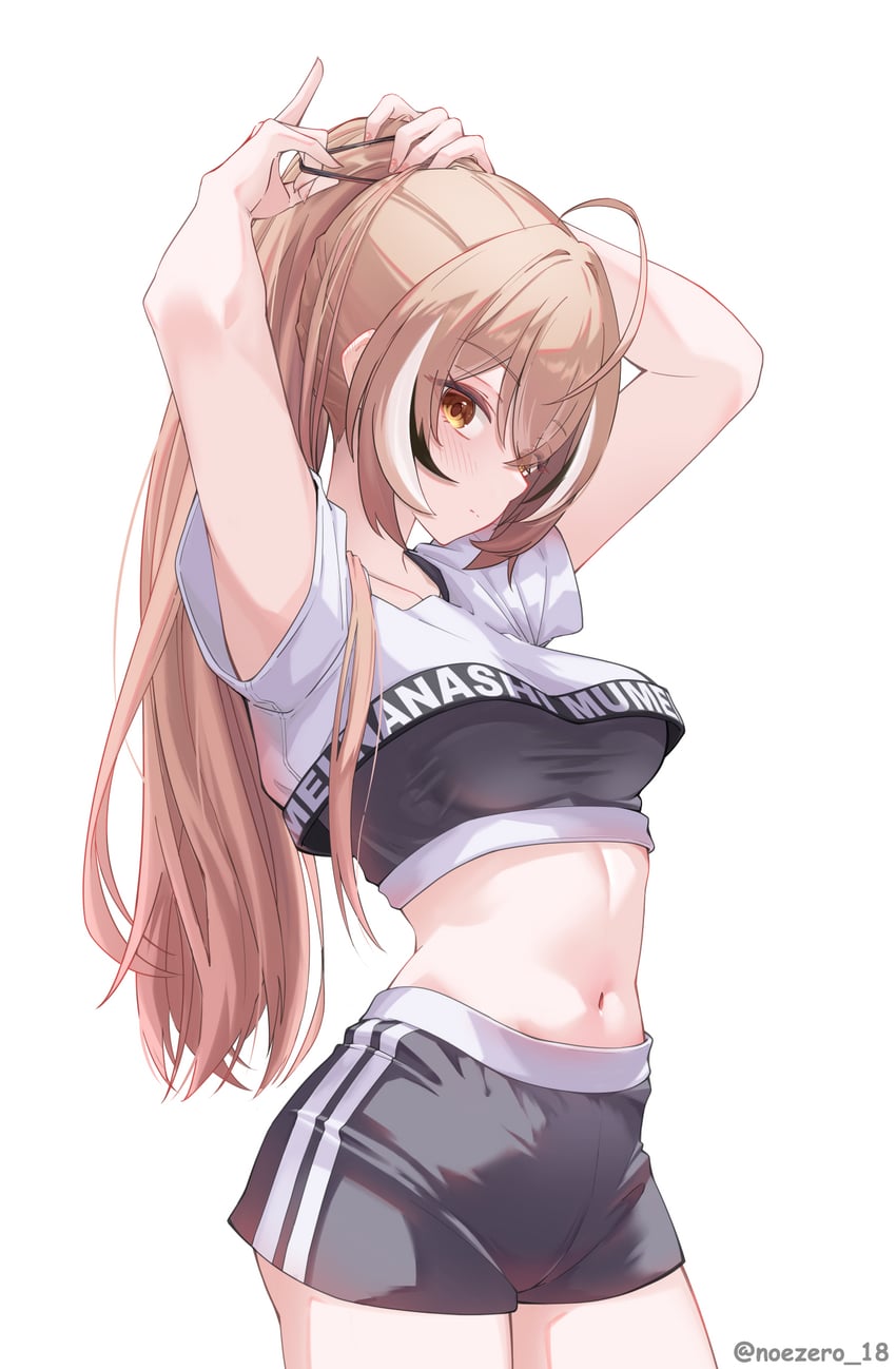 nanashi mumei (hololive and 1 more) drawn by noeee