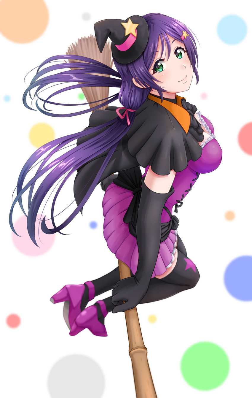 tojo nozomi (love live! and 1 more) drawn by shishamo_(scholacco)
