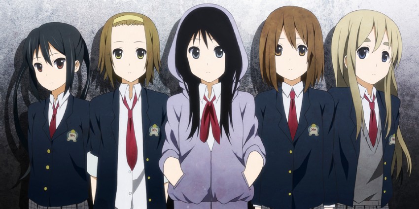 akiyama mio, nakano azusa, hirasawa yui, tainaka ritsu, and kotobuki tsumugi (k-on!) drawn by laco_soregashi