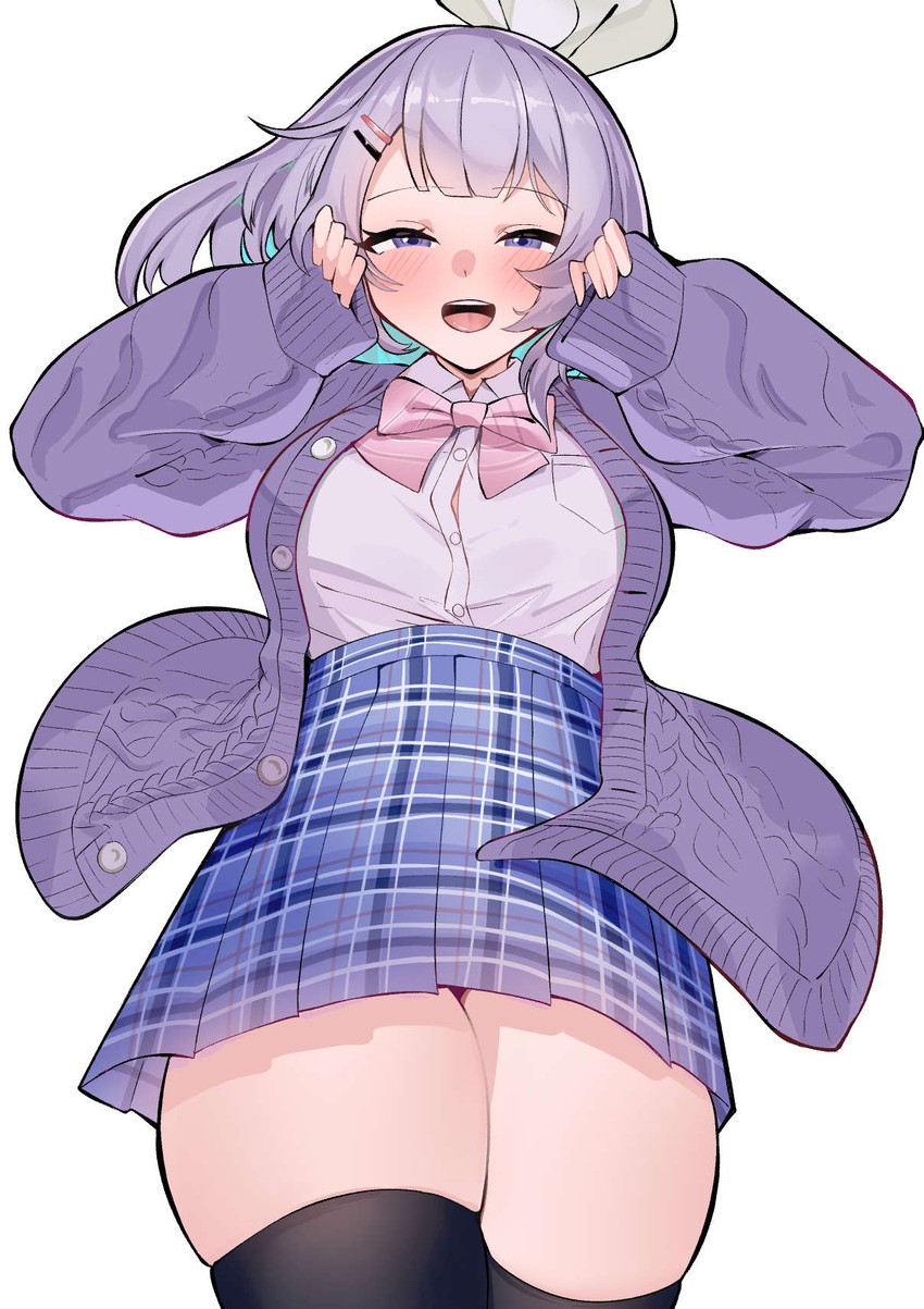 nun bora (nijisanji and 1 more) drawn by karin_(a62826704)