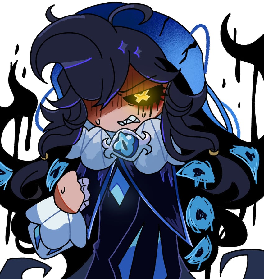 shadow milk cookie and cyn (cookie run and 2 more) drawn by katkit637729776